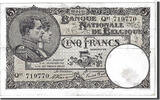 Belgium 5 Francs Banknote, KM:93 -