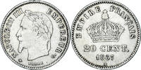 France 20 Centimes Coin, Napoleon III, Napoléon III, Paris -