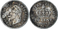 France 20 Centimes Coin, Napoleon III, Napoléon III, Bordeaux -