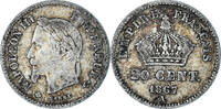 France 20 Centimes Napoleon III,Paris,Silver,KM 808.1,Gadoury 309 -