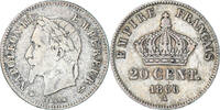 France 20 Centimes Coin, Napoleon III, Napoléon III, Paris -