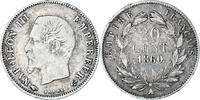 France 20 Centimes Coin, Napoleon III, Napoléon III, Paris -