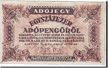 Hungary 100,000 (Egyszázezer) Adópengö Banknote, KM:144e -