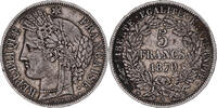 France 5 Francs Coin, Cérès, Paris, Silver, KM:818.1 -