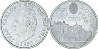 Spain 2000 Pesetas Coin, Juan Carlos I, Madrid, Silver, KM:954 -