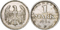 GERMANY, WEIMAR REPUBLIC Mark Stuttgart, KM #42, Silver, 23,. -