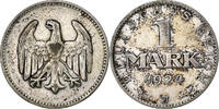 GERMANY, WEIMAR REPUBLIC Mark Coin, Hambourg, Silver, KM:42 -