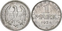 GERMANY, WEIMAR REPUBLIC Mark Karlsruhe, Silver, KM:42 -