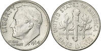 United States Dime Coin, Roosevelt Dime, U.S. Mint, Denver -