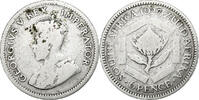 South Africa 6 Pence George V, Silver, KM:16.2 -
