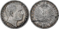 Italy 2 Lire Vittorio Emanuele II, Rome, Silver -