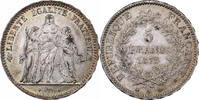 France 5 Francs Hercule, Paris, Silver, Gadoury:745a -