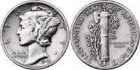 United States Dime Roosevelt Dime, U.S. Mint, Silver, KM:195 -