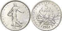 France 5 Francs Semeuse, Paris, Silver, Gadoury:770 -
