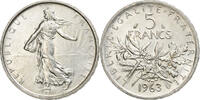 France 5 Francs Semeuse, Paris, Silver, KM:926, Gadoury:770 -