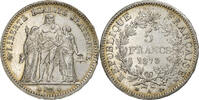 France 5 Francs Coin, Hercule, Paris, Silver, KM:820.1 -