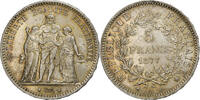 France 5 Francs Coin, Hercule, Paris, Silver, KM:820.1 -