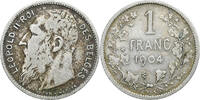 Belgium Franc Leopold II, Brussels, Silver -