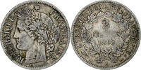 France 2 Francs Coin, Cérès, Paris, Silver, KM:817.1 -