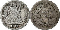 United States Dime Philadelphia, Silver -