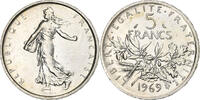 France 5 Francs Semeuse, Paris, Silver, KM:926, Gadoury:770 -