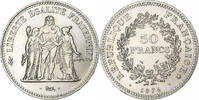 France 50 Francs Coin, Hercule, Avers 20 francs, Silver -