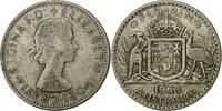 Australia Florin Coin, Elizabeth II, Melbourne, Silver, KM:60 -
