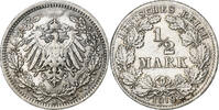 German Empire 1/2 Mark GERMANY - EMPIRE, Munich, Silver, KM:17 -