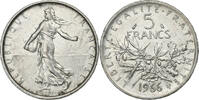 France 5 Francs Semeuse, Paris, Silver, KM:926, Gadoury:770 -