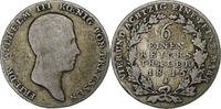 German States 1/6 Thaler Coin, PRUSSIA, Friedrich Wilhelm III, Berlin -