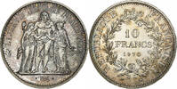 France 10 Francs Coin, Hercule, Paris, Silver, KM:932 -