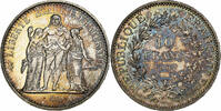 France 10 Francs Coin, Hercule, Paris, Silver, KM:932 -