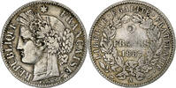 France 2 Francs Coin, Cérès, Paris, Silver, KM:817.1 -