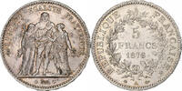 France 5 Francs Coin, Hercule, Paris, Silver, KM:820.1 -
