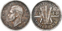 Australia 3 Pence George VI, Melbourne, Billon, KM:44 -