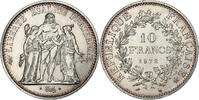 France 10 Francs Coin, Hercule, Paris, Silver, KM:932 -