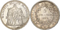 France 5 Francs Coin, Hercule, Paris, Silver, KM:820.1 -