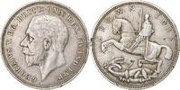 Great Britain Crown Coin, George V, Silver, KM:842 -