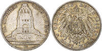 German States 3 Mark Coin, SAXONY-ALBERTINE, Friedrich August III -