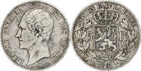 Belgium 5 Francs, 5 Frank Coin, Leopold I, Brussels, Silver -