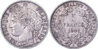 France 5 Francs Coin, Cérès, Paris, Silver, Gadoury:719 -