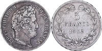 France 5 Francs Coin, Louis-Philippe, Lille, Silver -
