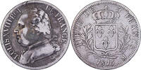 France 5 Francs Louis XVIII, Toulouse, Silver -