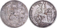 Peru Sol PERU, Lima, KM #196.3, Silver, 24.80 -