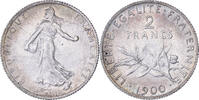 France 2 Francs Semeuse, Paris, Silver, Gadoury:532, KM:845.1 -