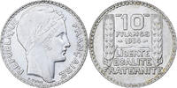 France 10 Francs Coin, Turin, Paris, Silver, KM:878 -