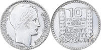 France 10 Francs Coin, Turin, Paris, Silver, KM:878 -