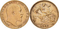 Great Britain 1/2 Sovereign GREAT BRITAIN, KM #804, Gold, 3.96 -