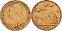 Great Britain 1/2 Sovereign GREAT BRITAIN, KM #784, Gold, 3.97 -