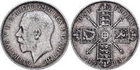 Great Britain Florin, Two Shillings Coin, George V, Silver -
